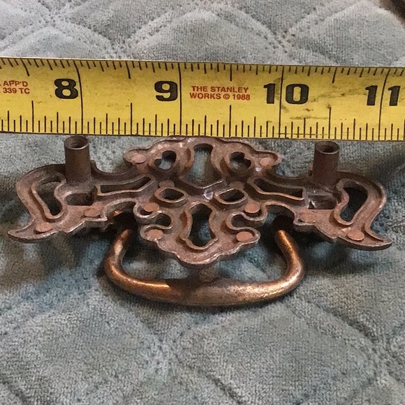 🍋 Antique Victorian Ornate Drawer Drop Pulls Vintage Lot of 6 - Picture 5 of 8